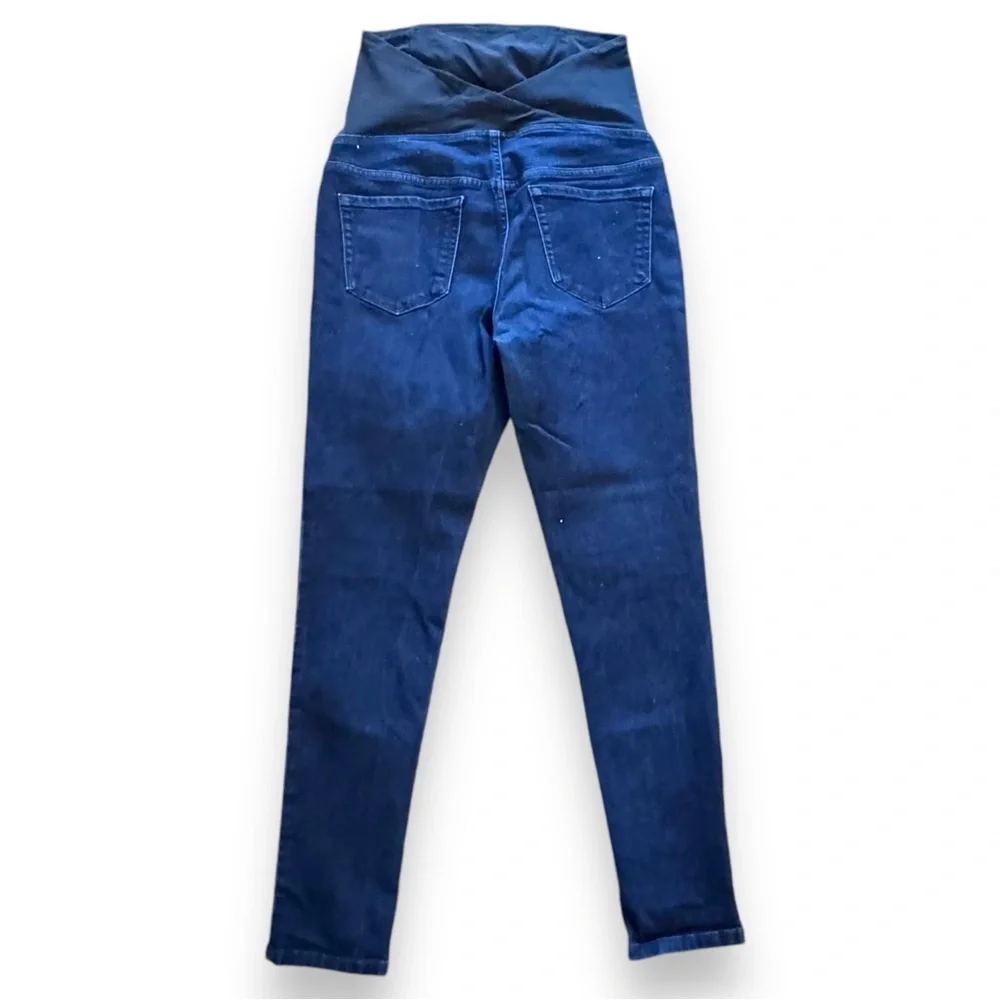 ISABEL Size 6/28R Crossover Denim Jegging Maternity Jean NWOT - Picture 2 of 6